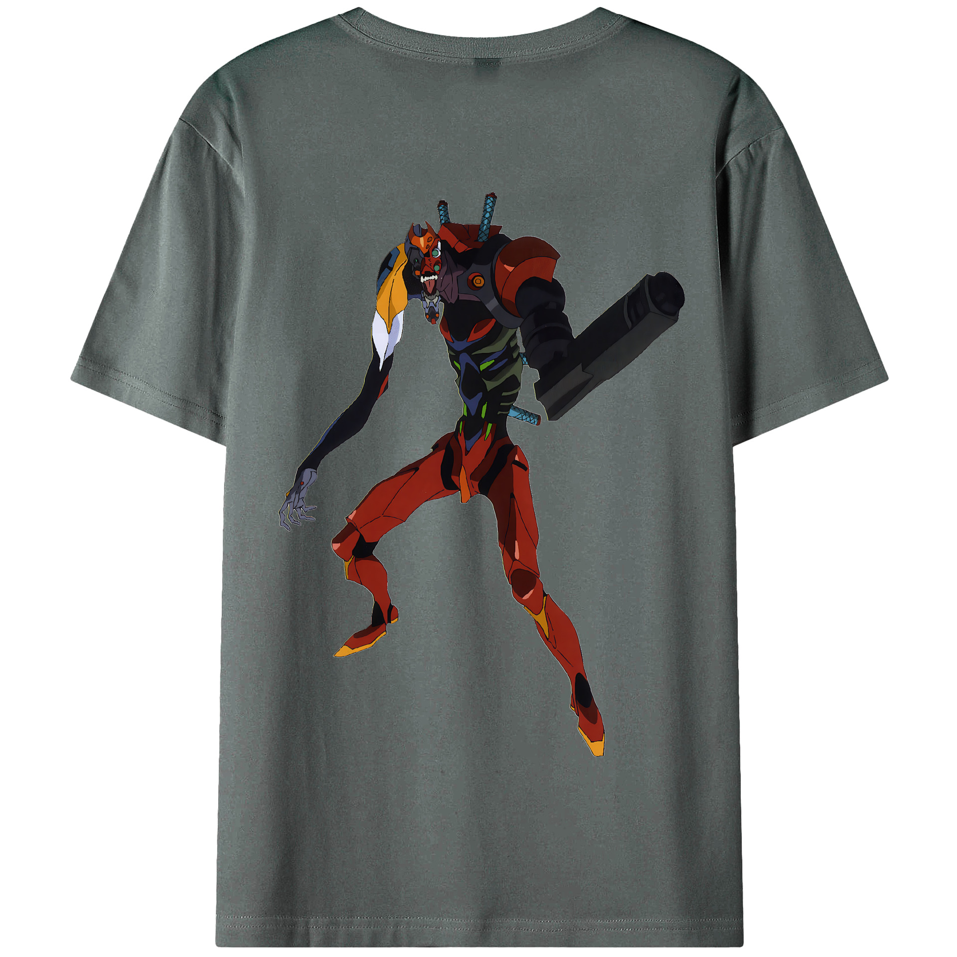 （画像用） EVA 新世紀エヴァンゲリオン 綿100％半袖Tシャツ（背面プリント）
